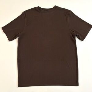 Tulliano Ribbed Knit T-Shirt - Size L - Short Sleeves - Mens